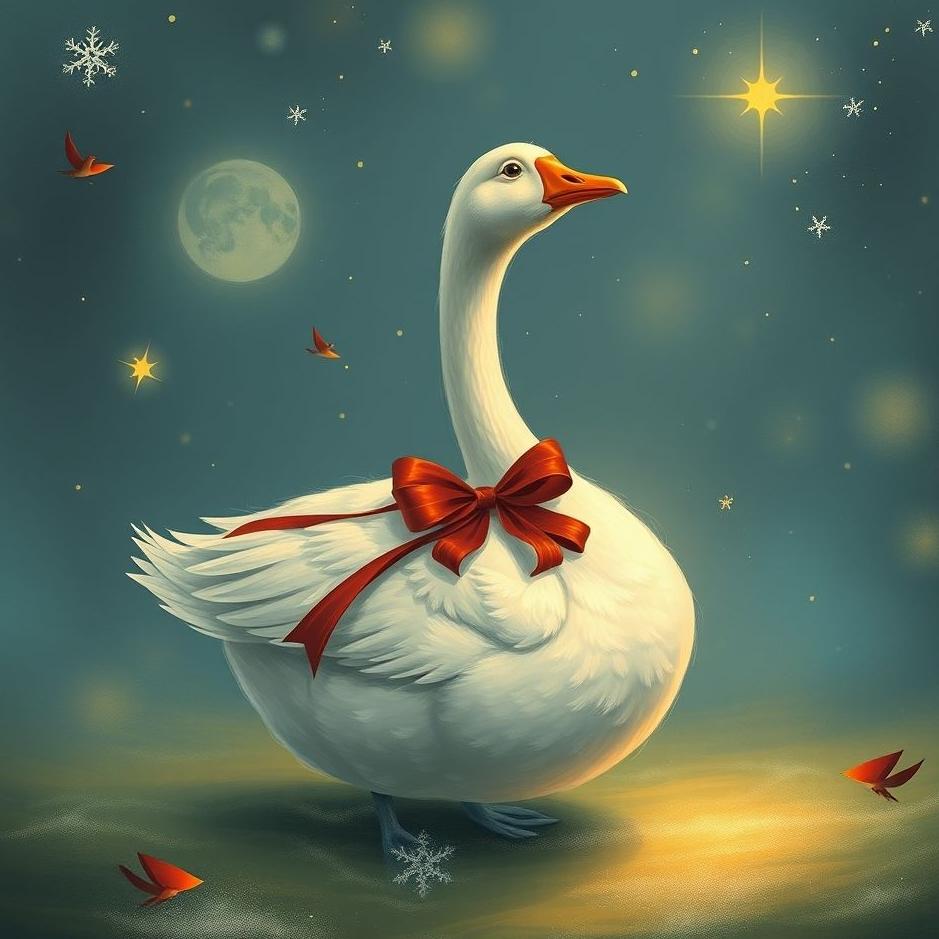 Dream : Goose as a gift in a dream