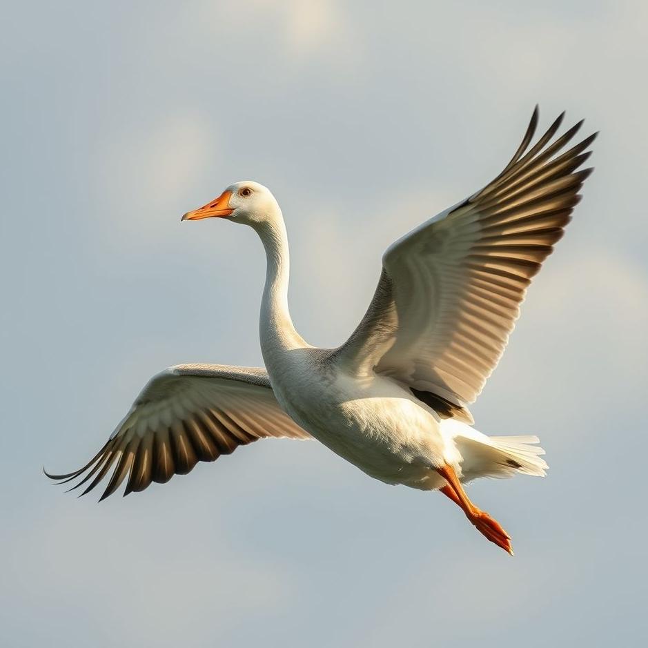 Dream : Goose bird in a dream