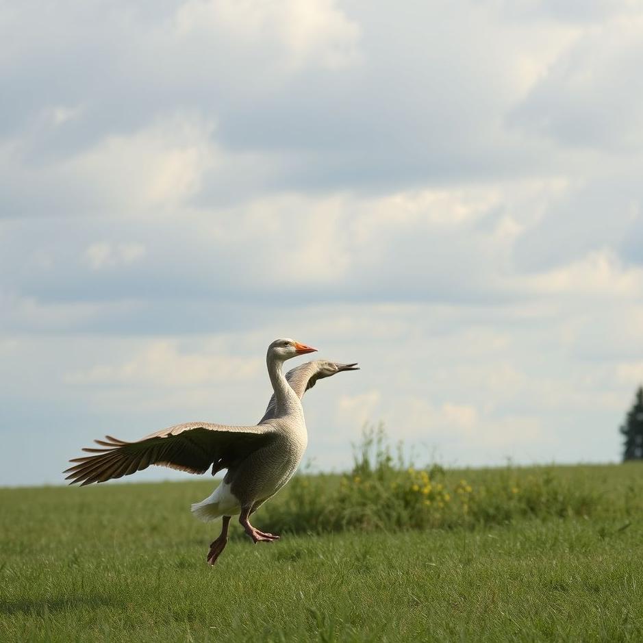 Dream : Goose chasing you in a dream