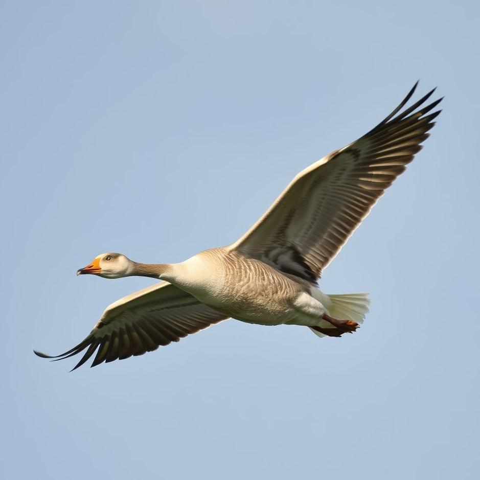 Dream : Goose flying in a dream