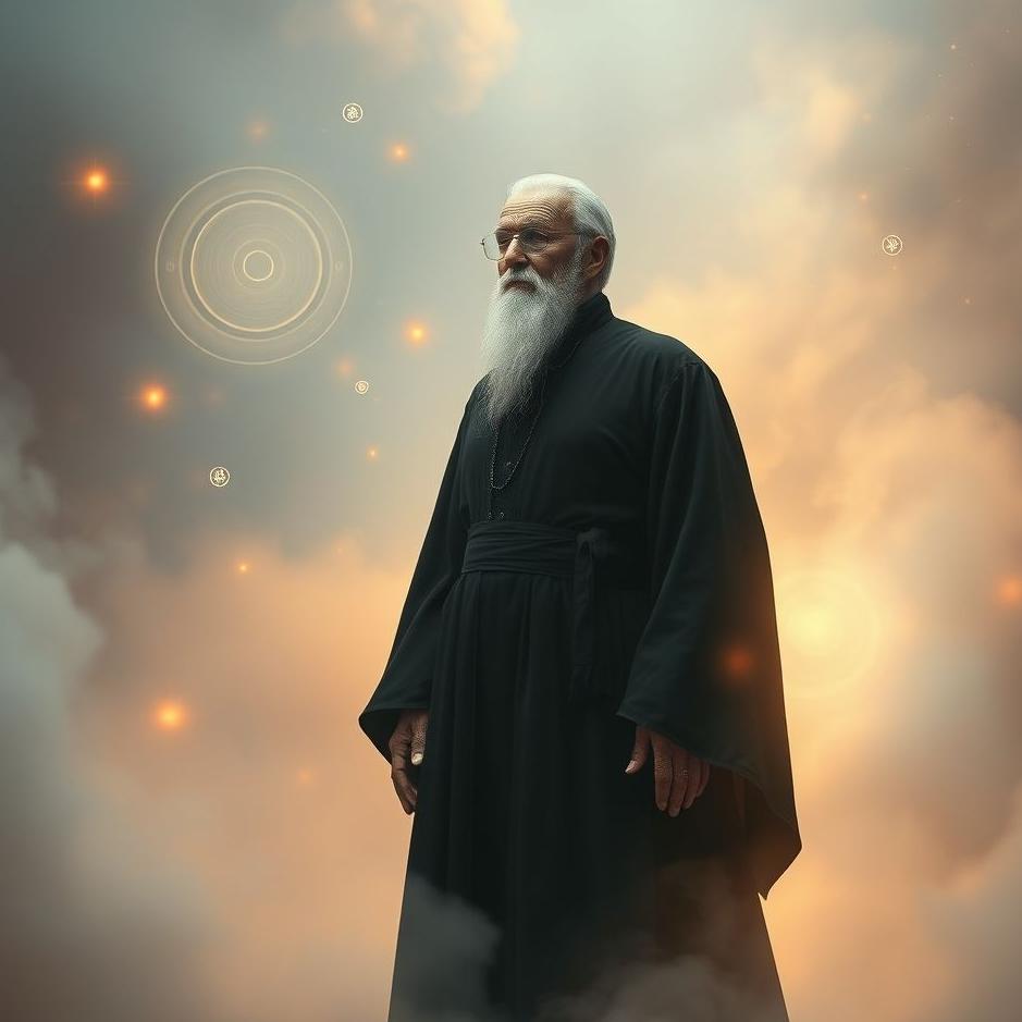 Dream : Grandfather in a black dress in a dream