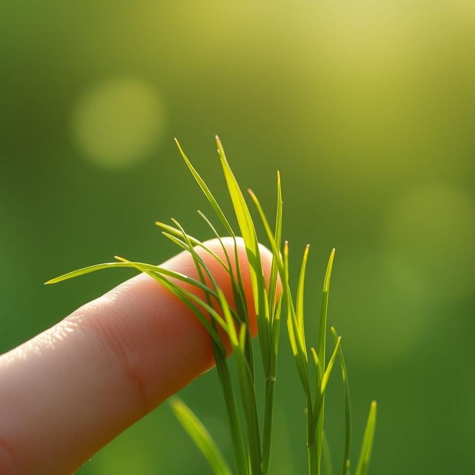 Dream : Grass coming out of a finger in a dream