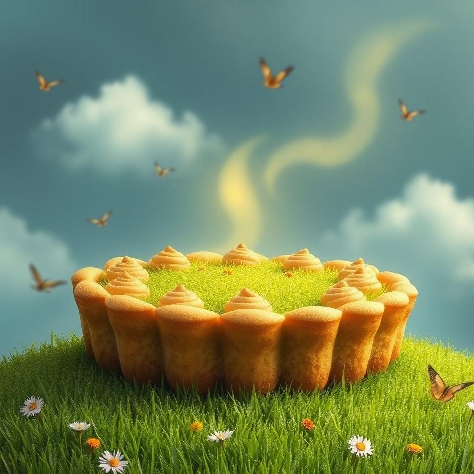Dream : Grass pie in a dream
