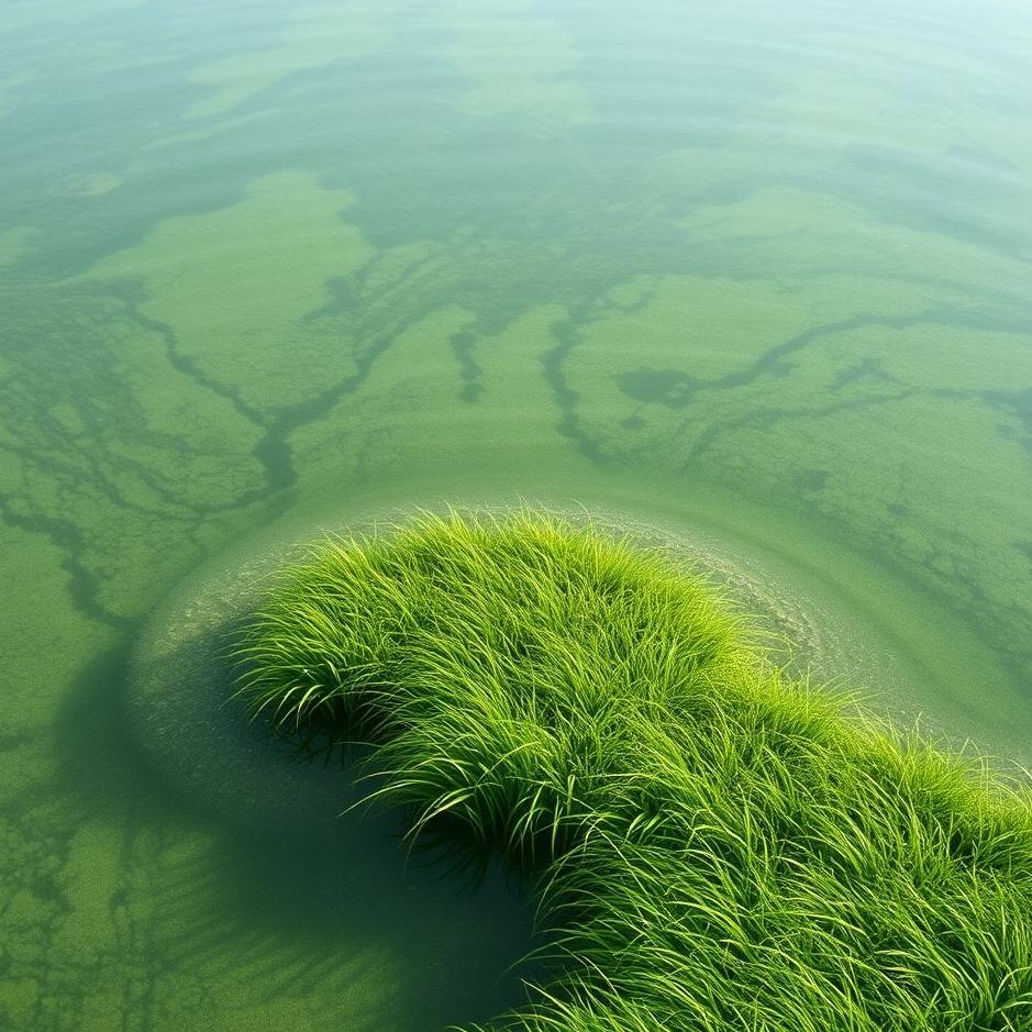 Dream : Grassy water in a dream