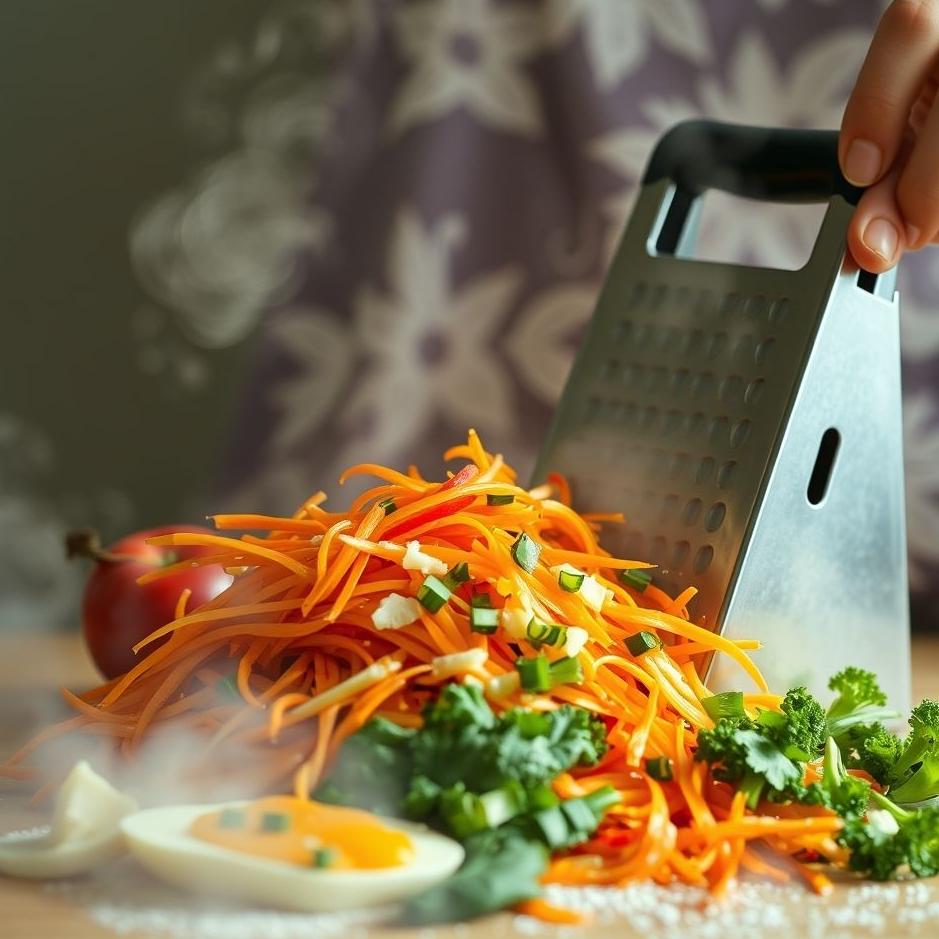 Dream : Grating vegetables in a dream