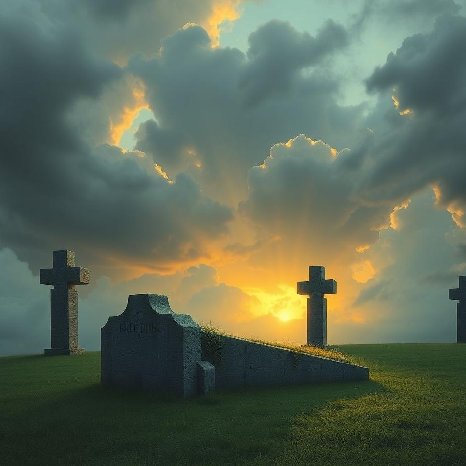 Dream : Grave and a soul in a dream