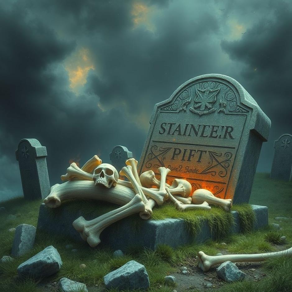 Dream : Grave and bones in a dream