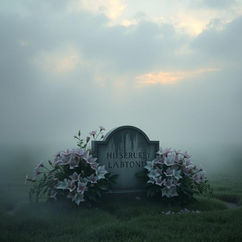 Dream : Grave and flowers in a dream