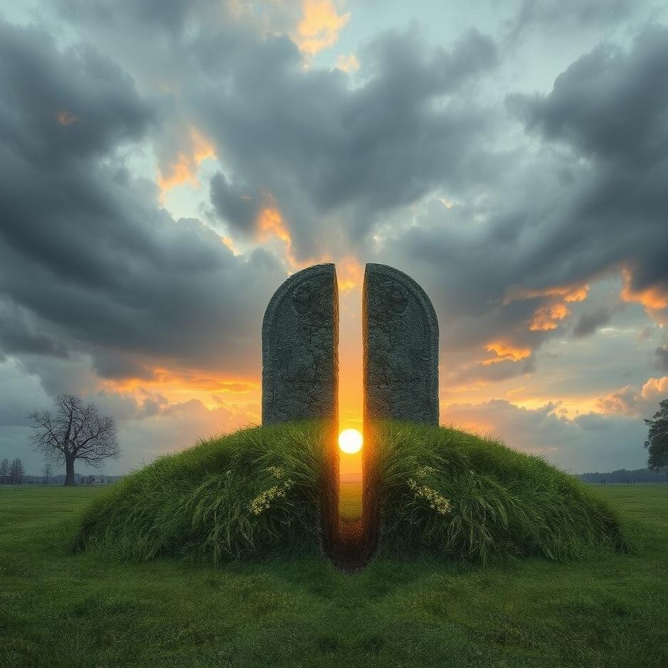 Dream : Grave being split in two in a dream