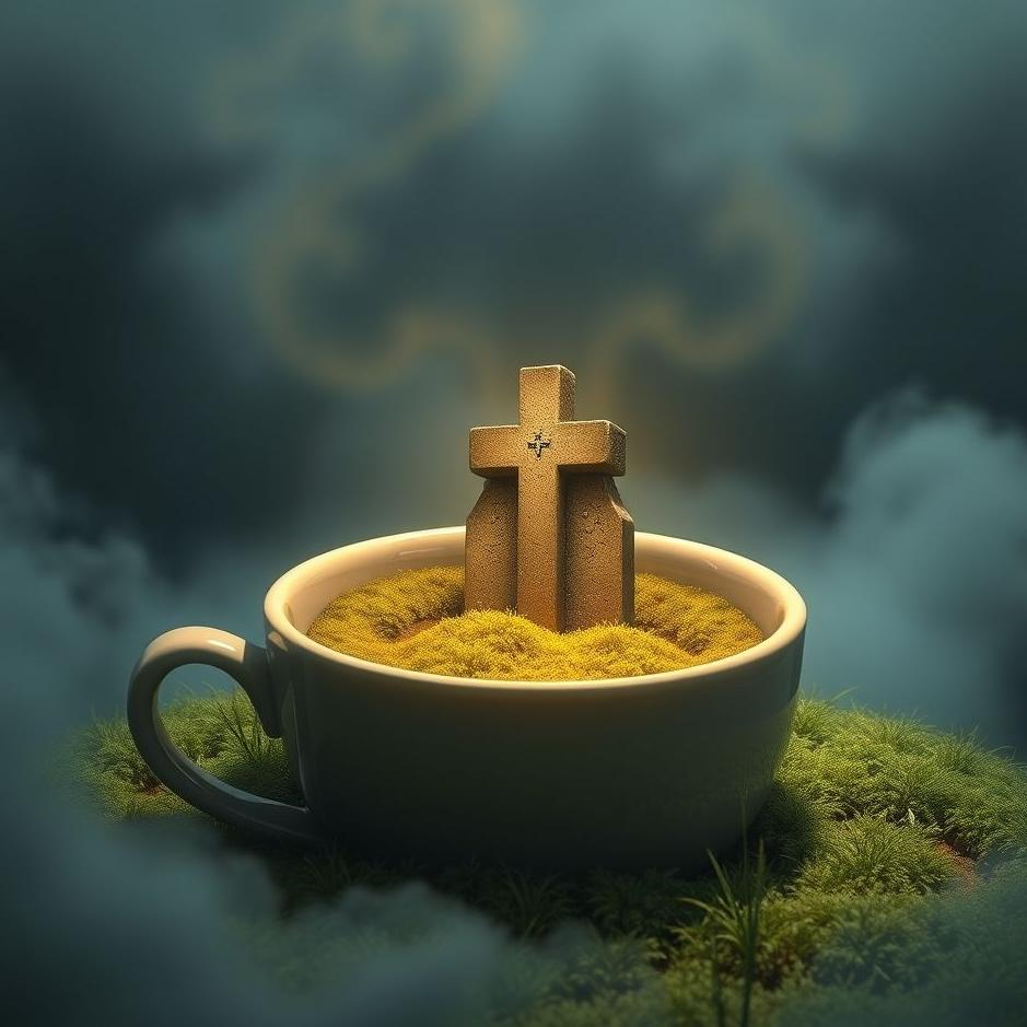 Dream : Grave in a coffee cup in a dream