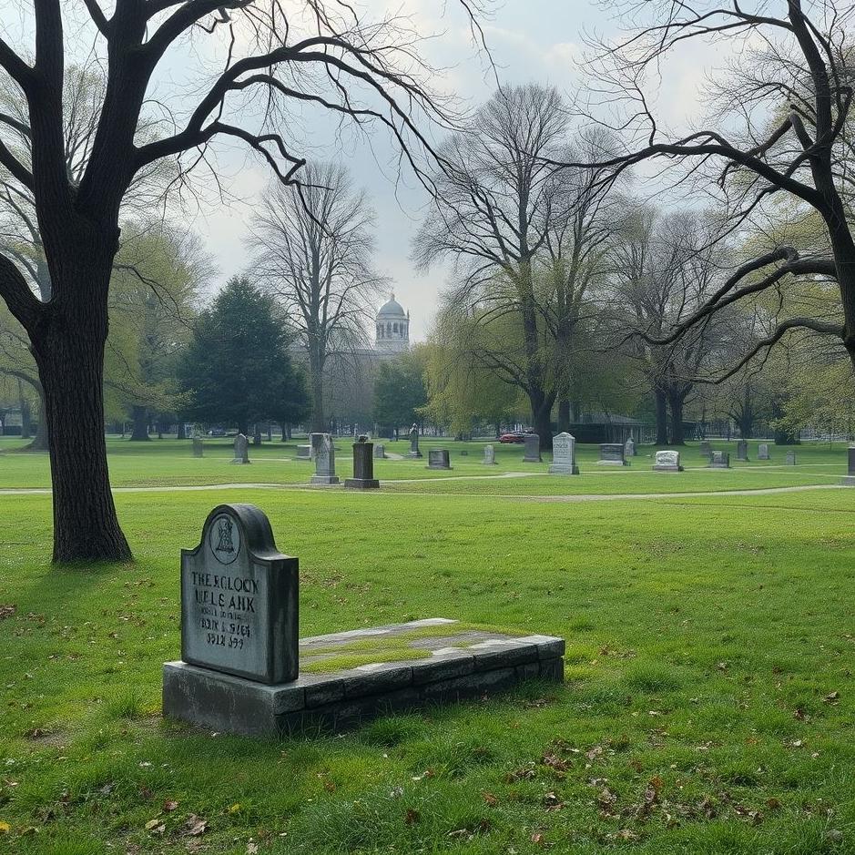 Dream : Grave in a park in a dream