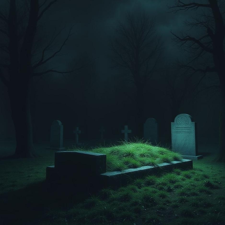 Dream : Grave in the dark in a dream