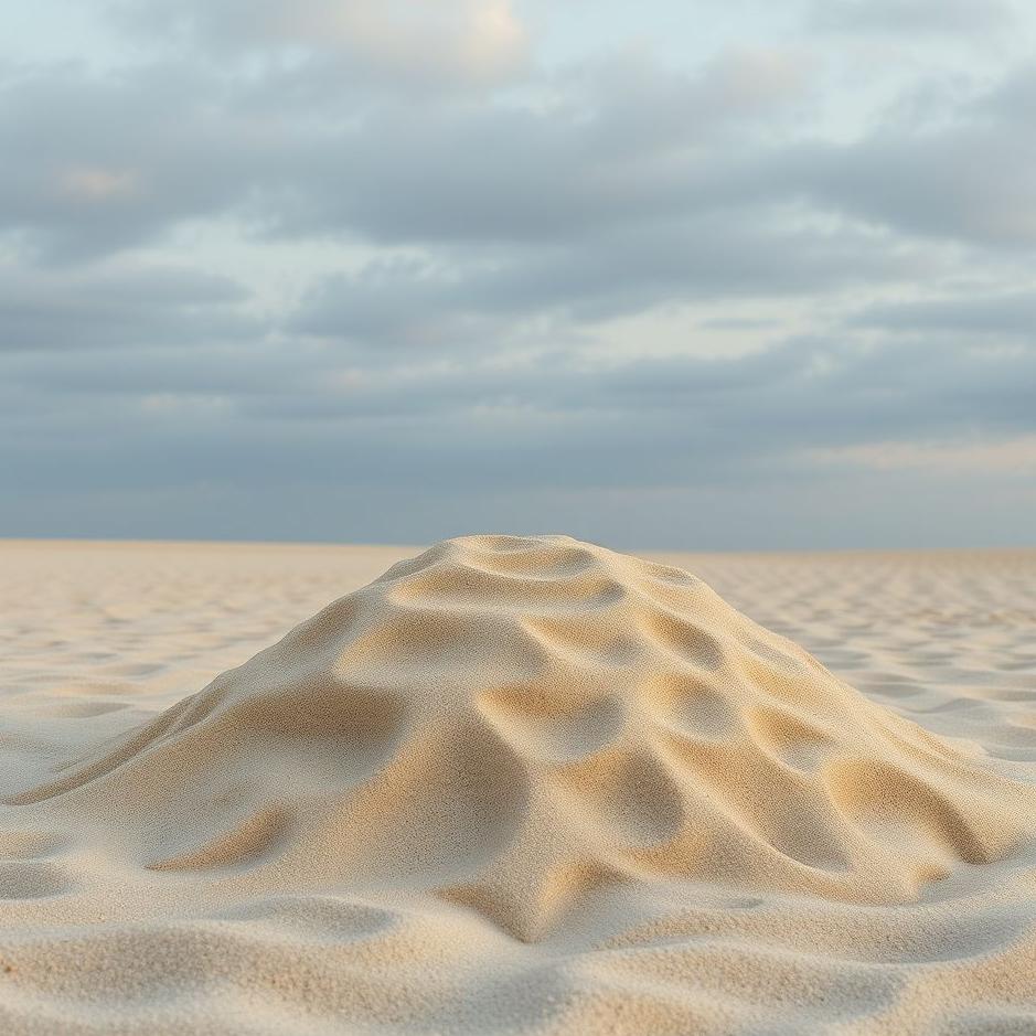 Dream : Grave made of sand in a dream