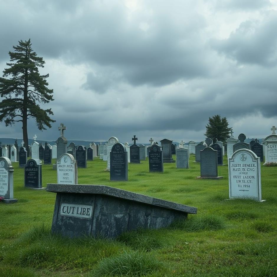 Dream : Grave outside a cemetery in a dream