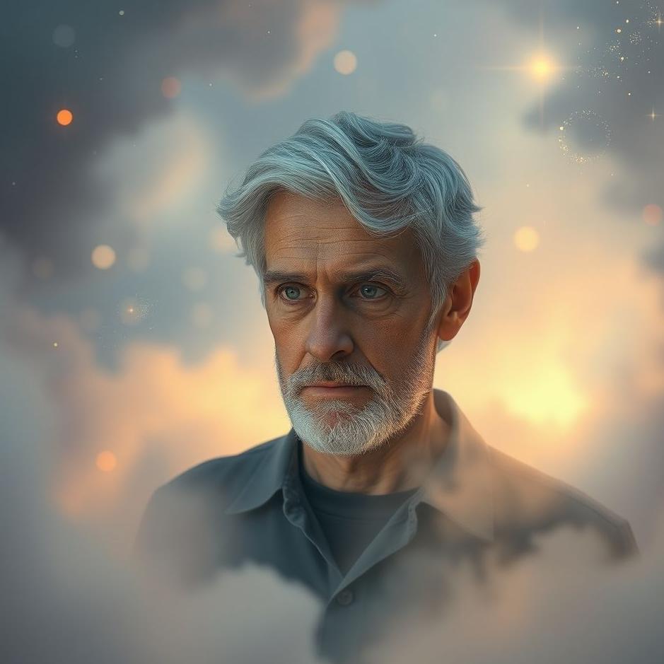 Dream : Gray-haired man in a dream