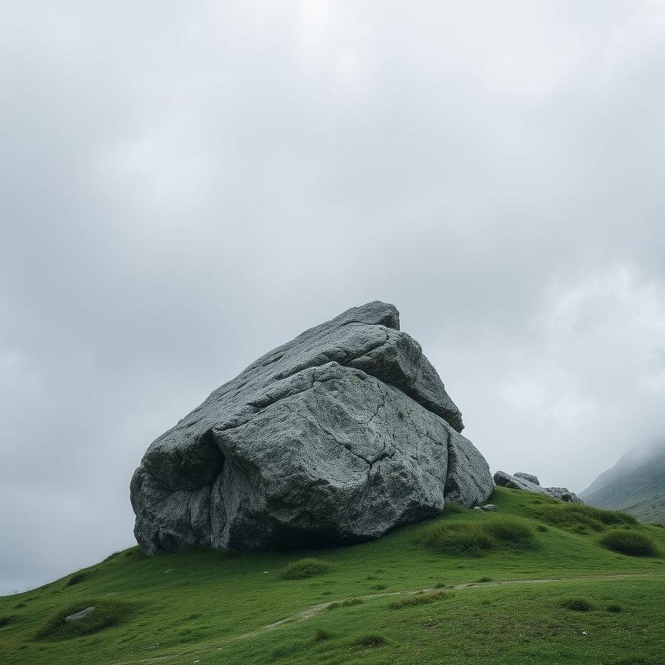 Dream : Gray stone in a dream