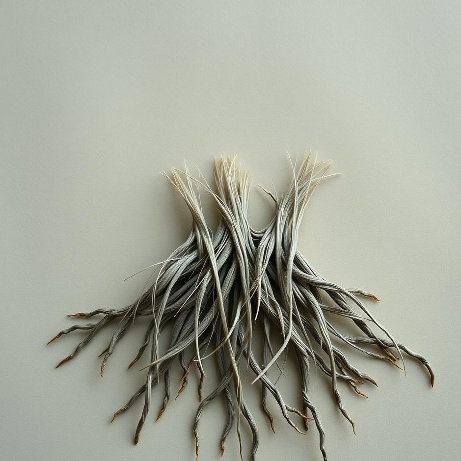 Dream : Graying hair roots in a dream