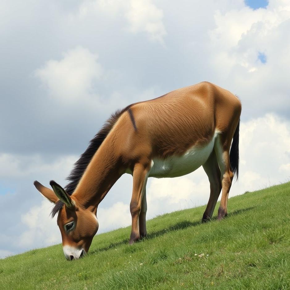Dream : Grazing a donkey in a dream