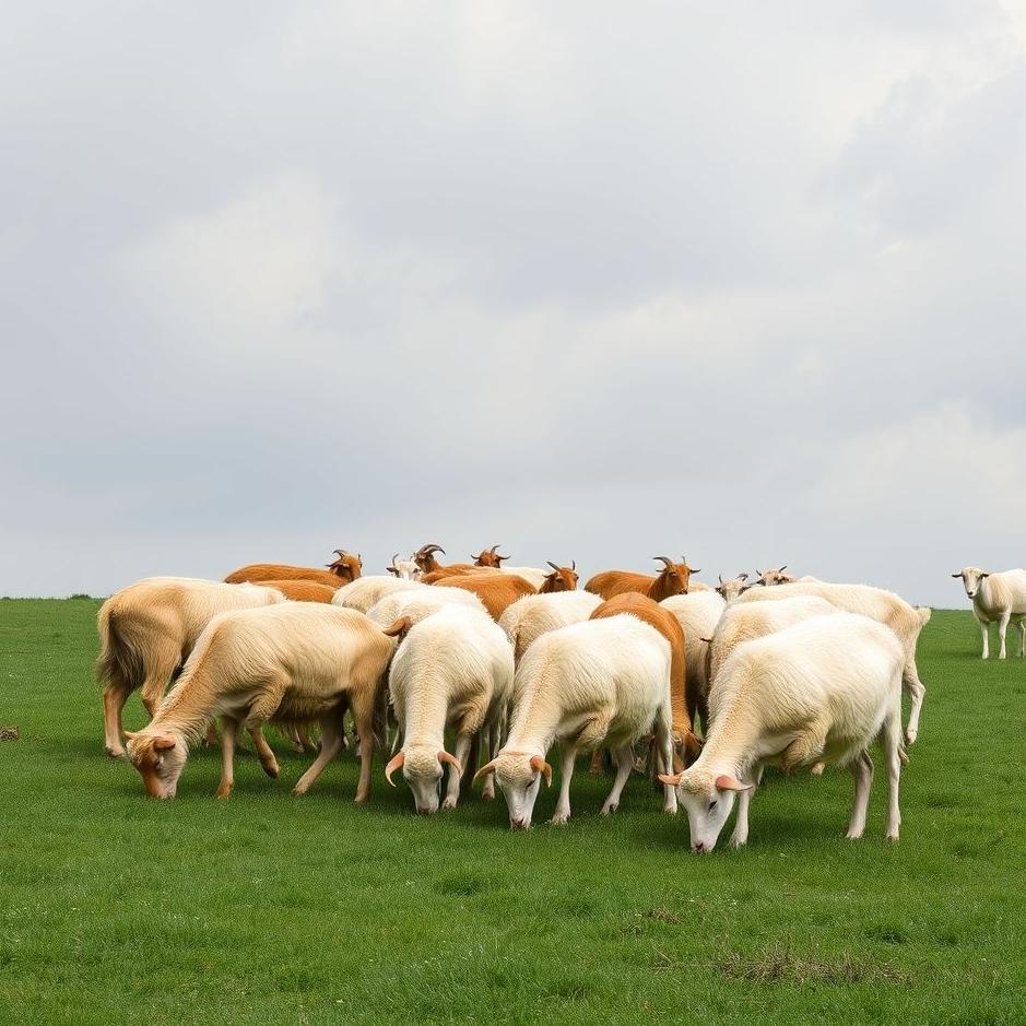 Dream : Grazing a herd of goats in a dream