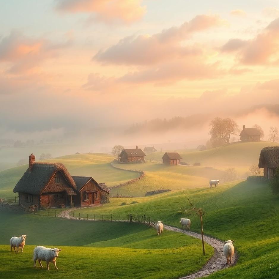 Dream : Grazing village in a dream