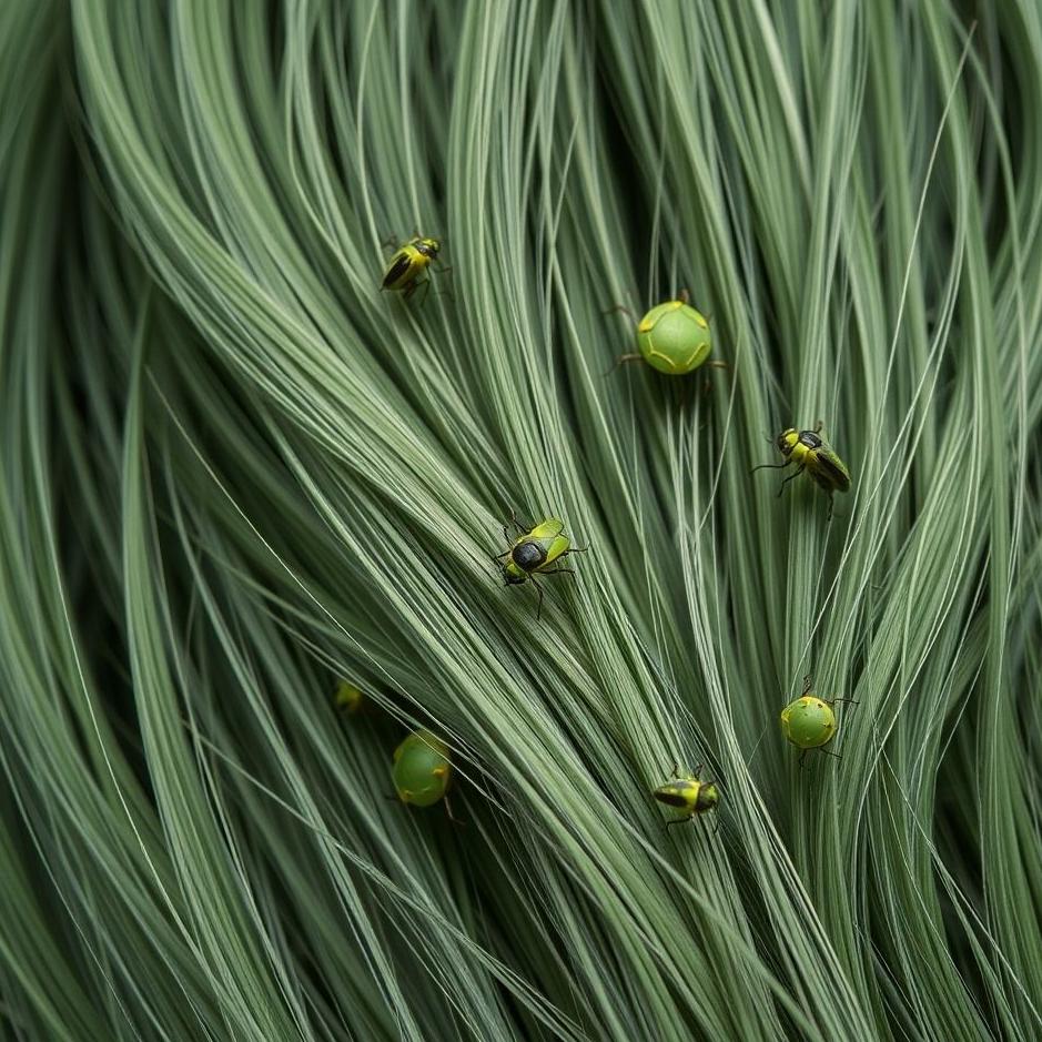 Dream : Green bugs in your hair in a dream