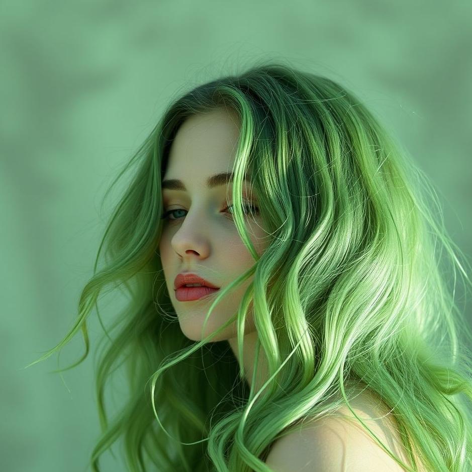 Dream : Green hair in a dream