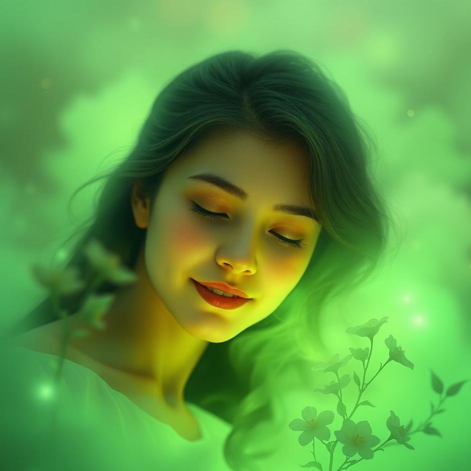 Dream : Green on your beloved in a dream