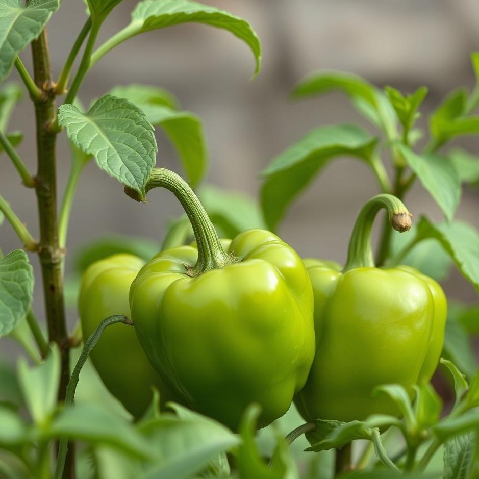 Dream : Green peppers in season in a dream