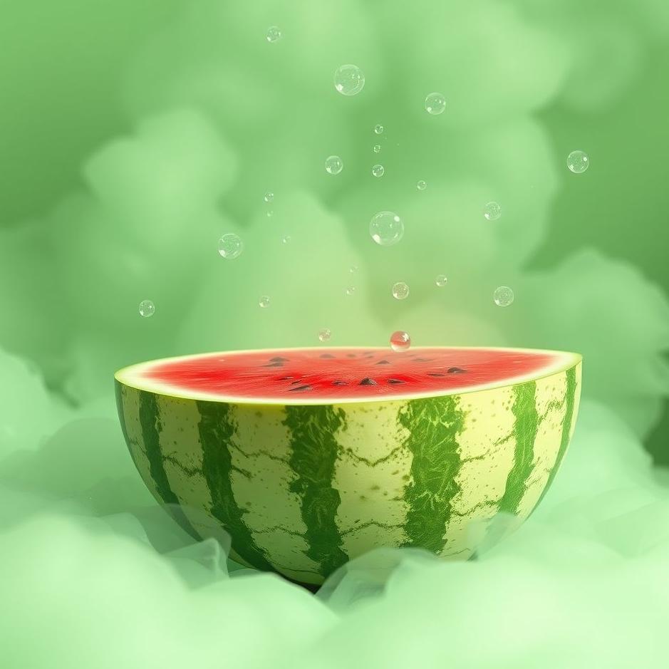 Dream : Green watermelon in a dream