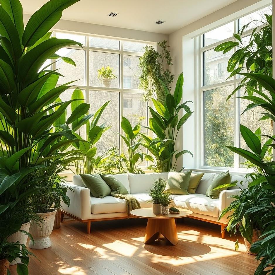 Dream : Greenery at home in a dream