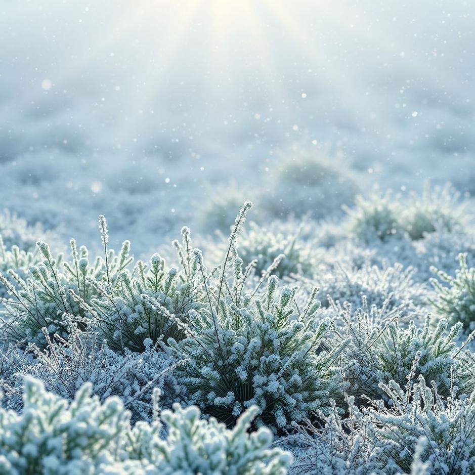 Dream : Greenery in winter in a dream