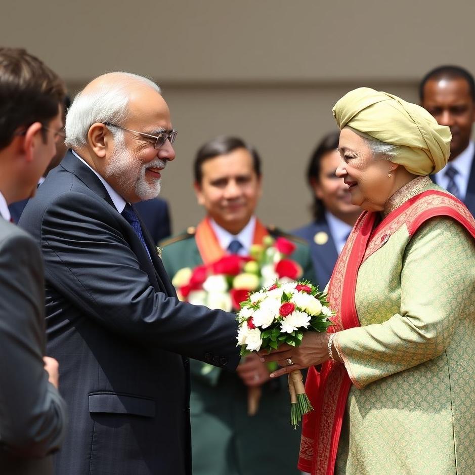 Dream : Greeting the prime minister