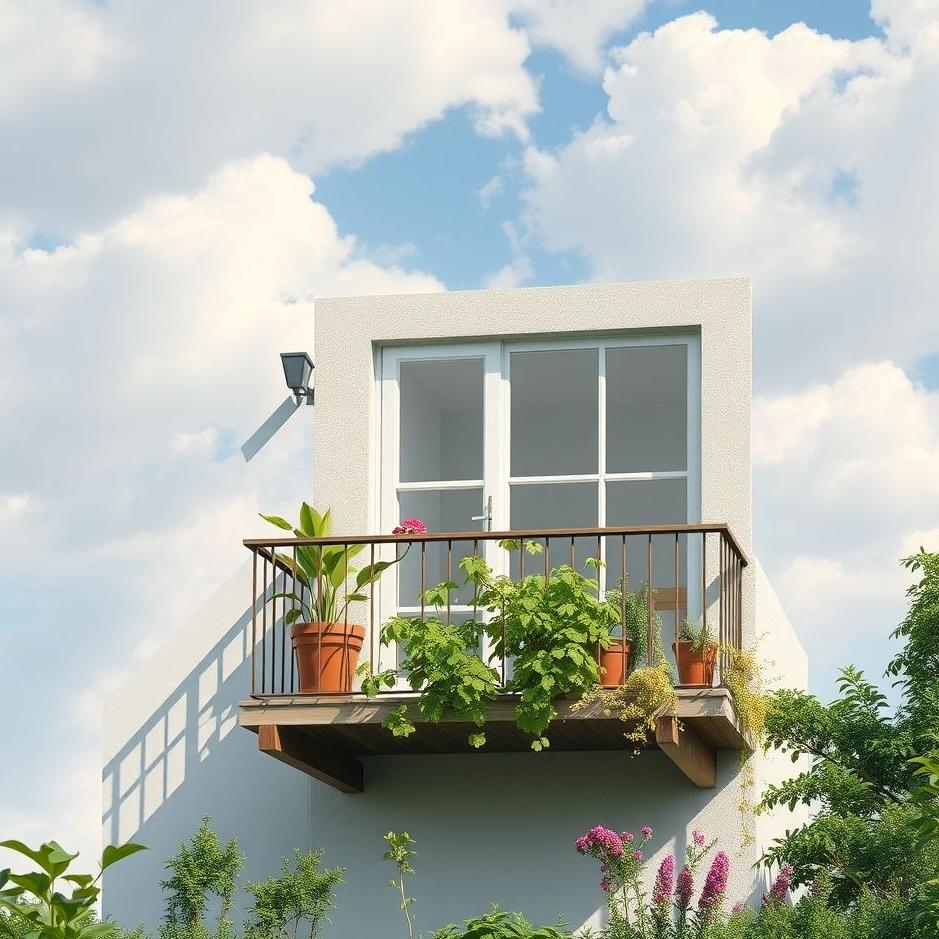 Dream : Growing a balcony in a dream