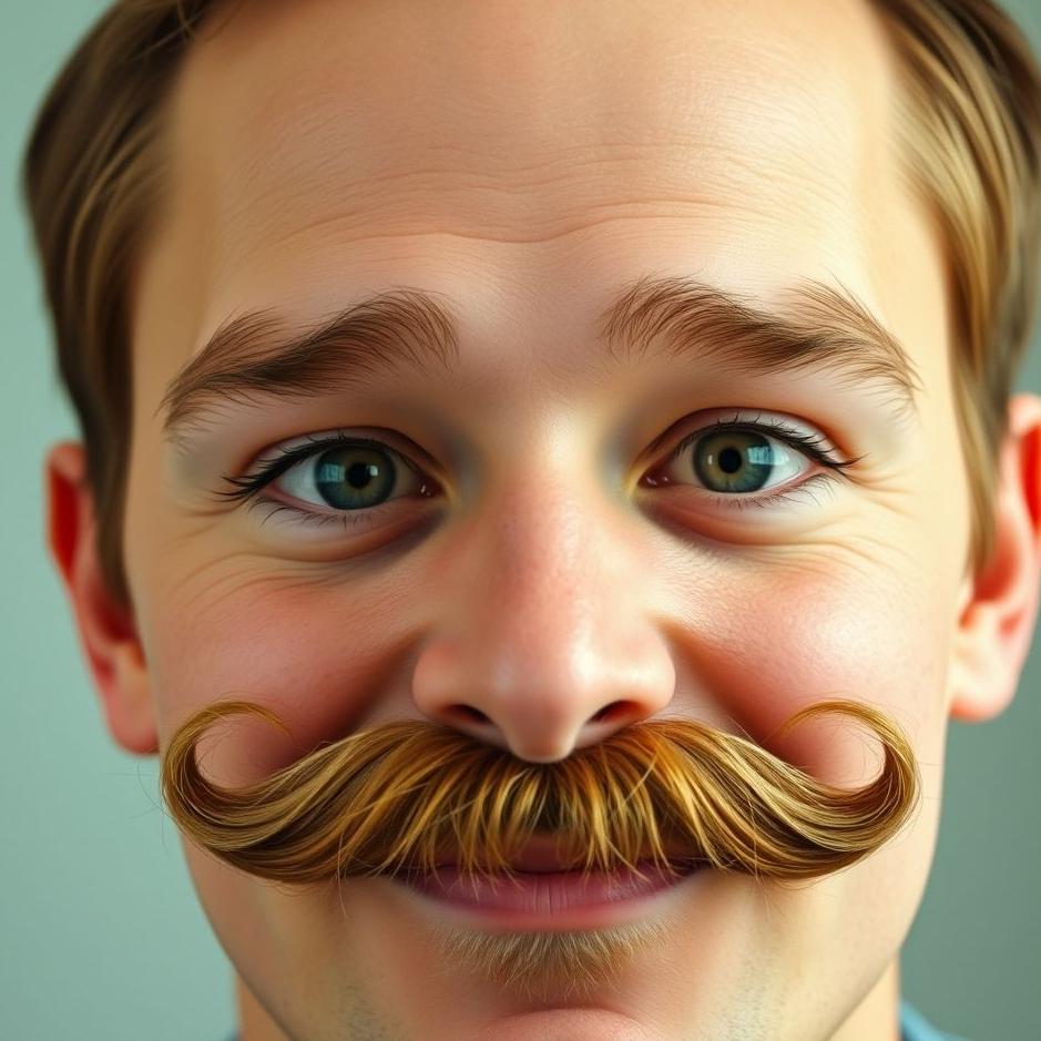 Dream : Growing a mustache 