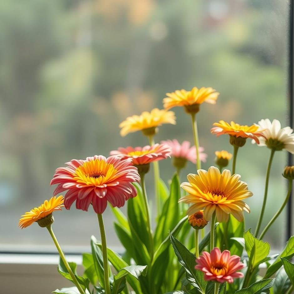 Dream : Growing flowers at home in a dream