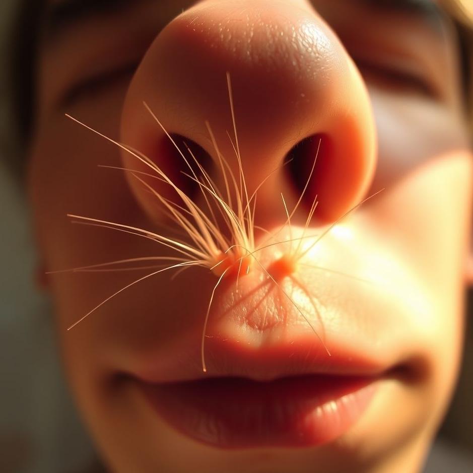 Dream : Growing hair on the nose 