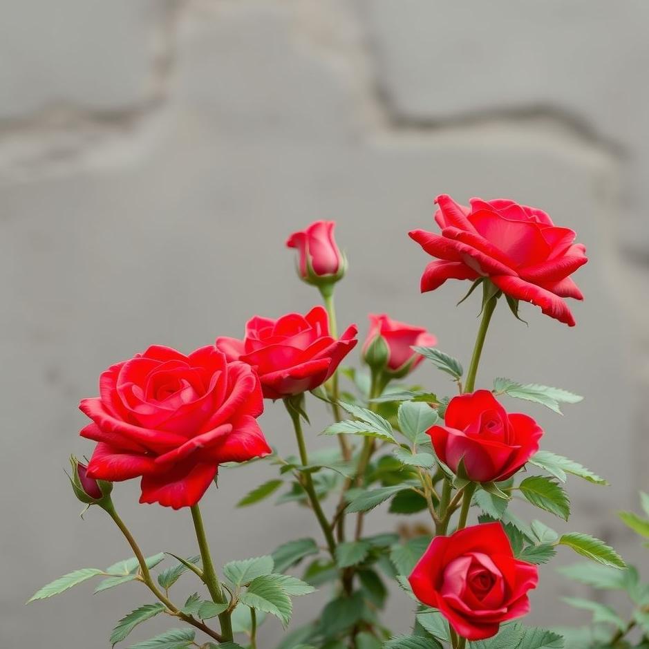 Dream : Growing red roses in your dream