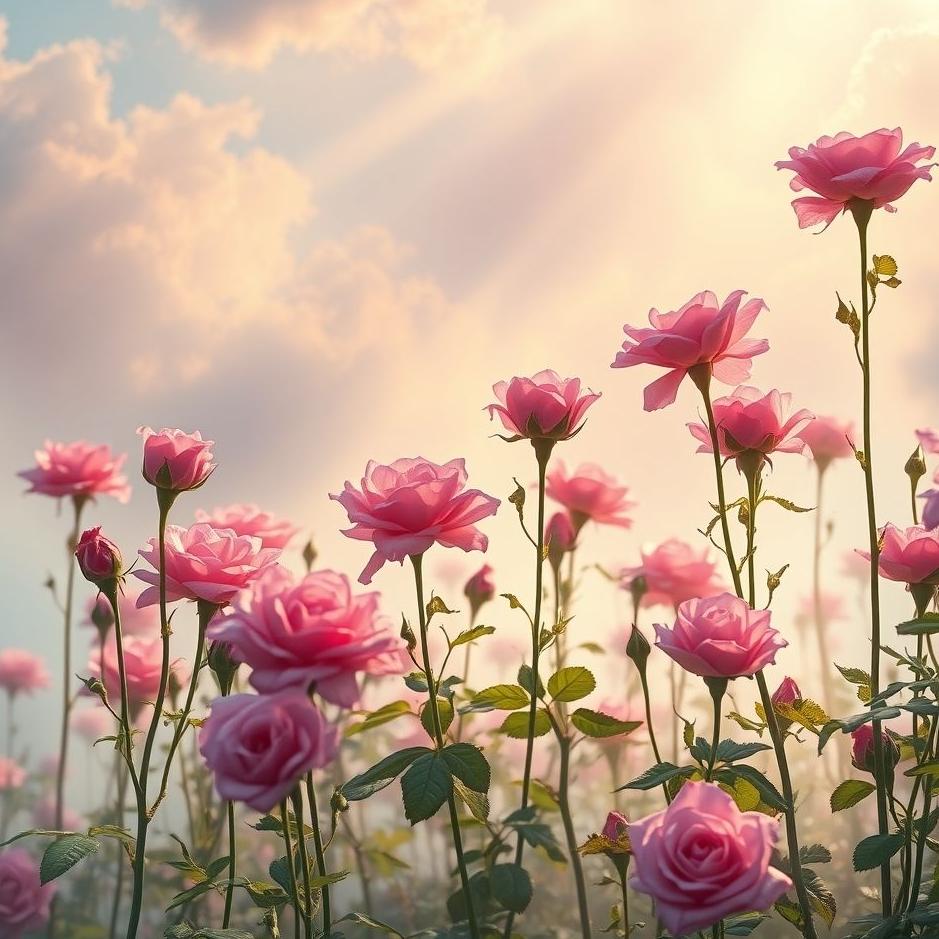 Dream : Growing roses in a dream