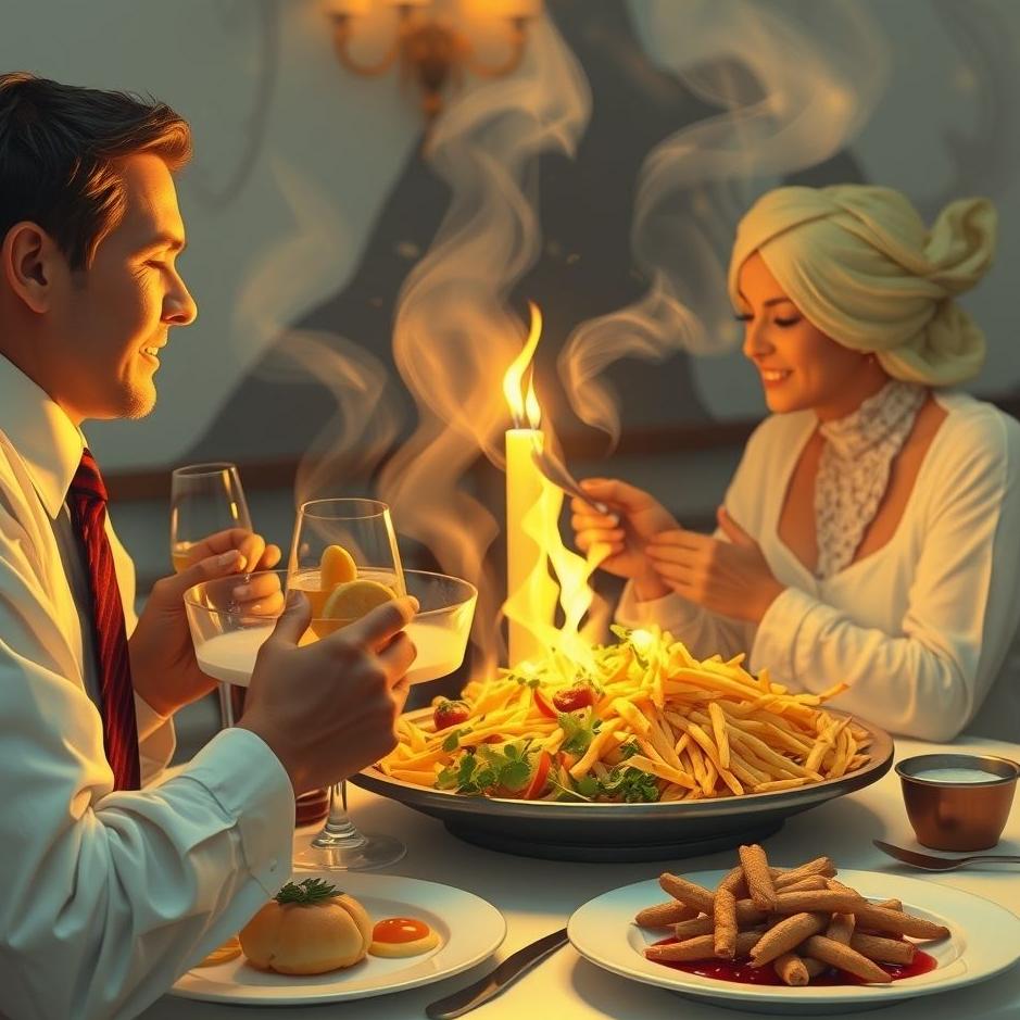 Dream : Guest and food in a dream