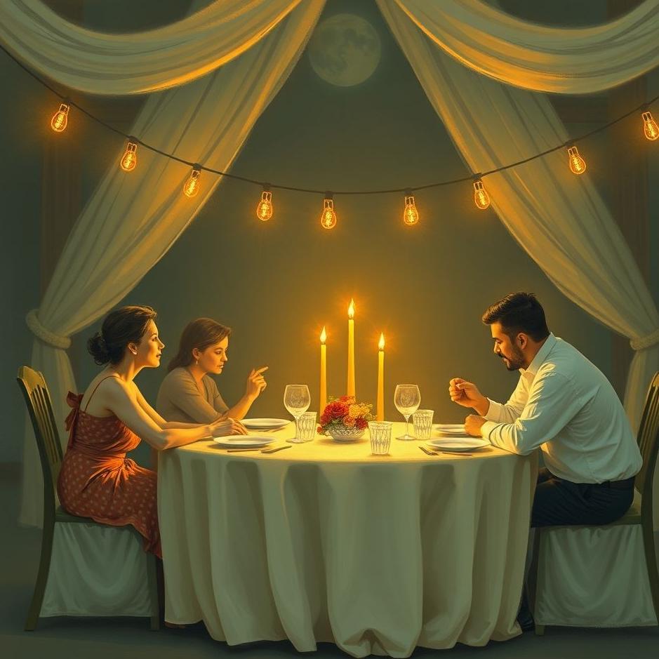 Dream : Guest come to the table in a dream