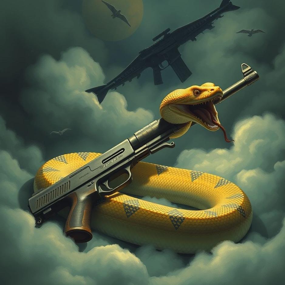 Dream : Gun and a snake in a dream