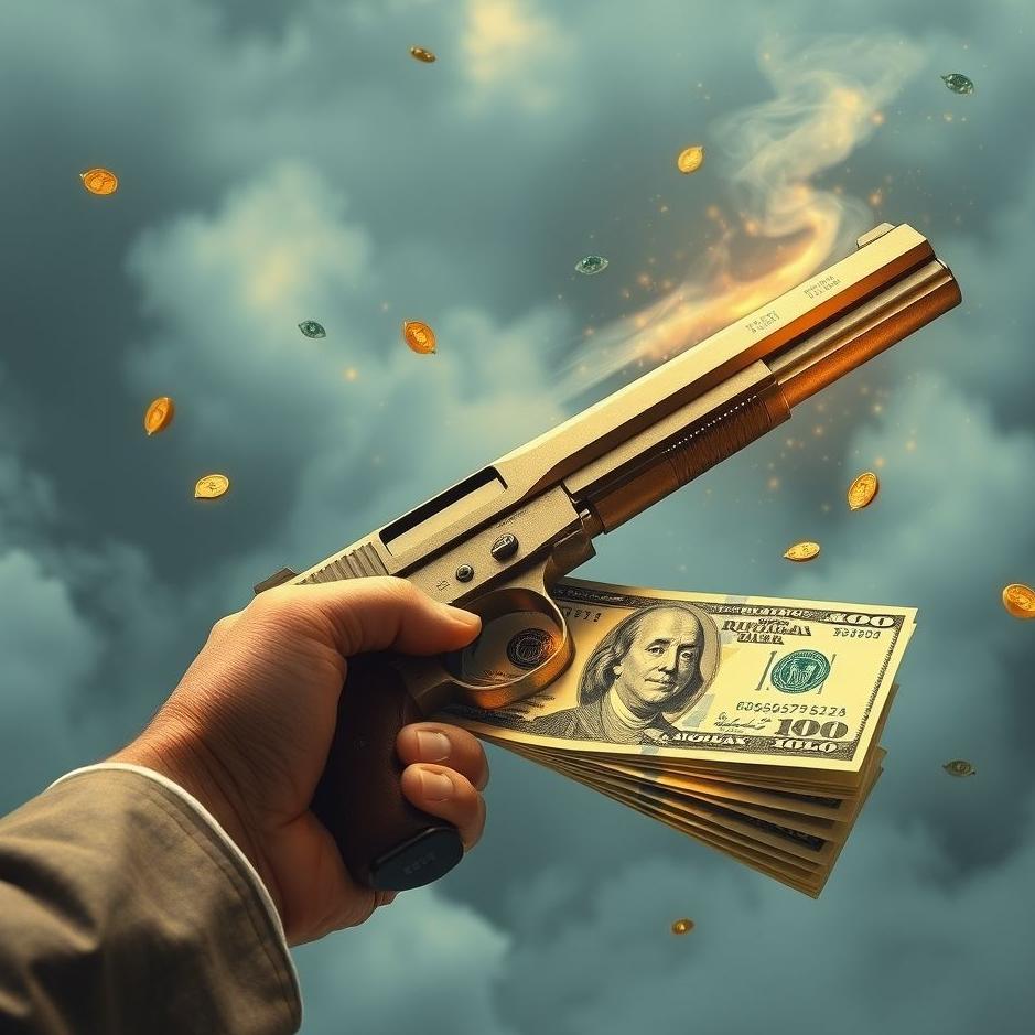 Dream : Gun and money in a dream