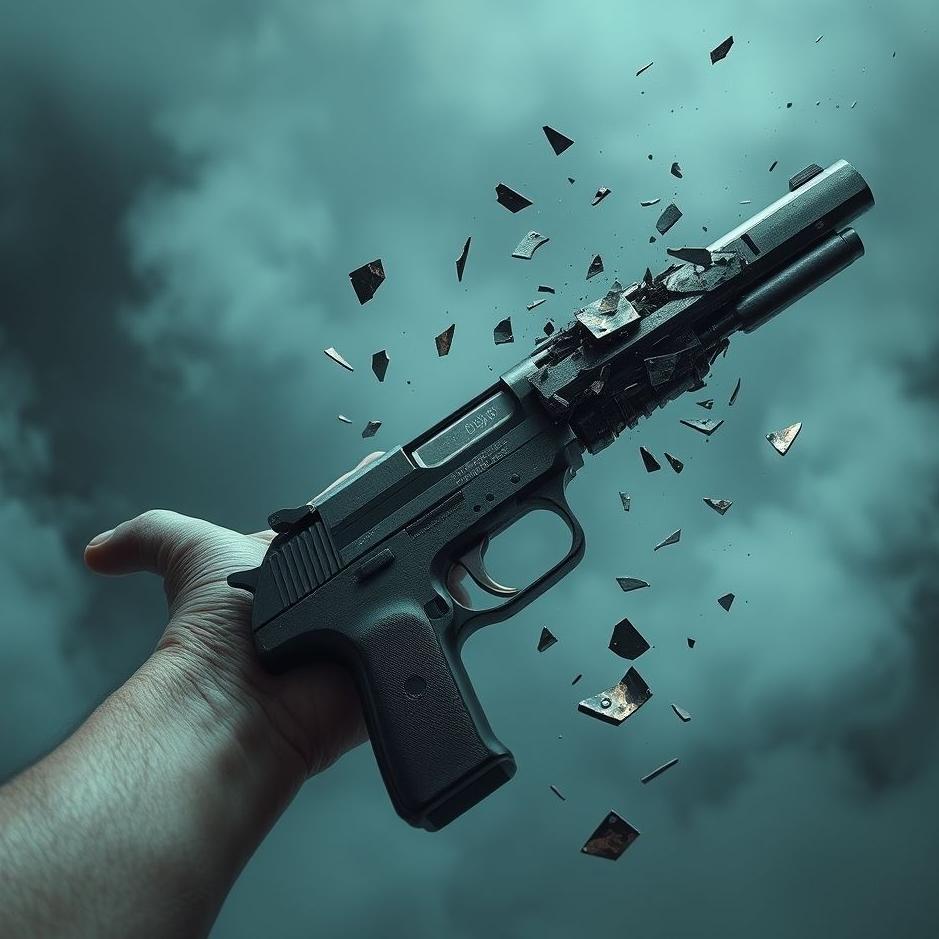 Dream : Gun falling apart in your hand in a dream
