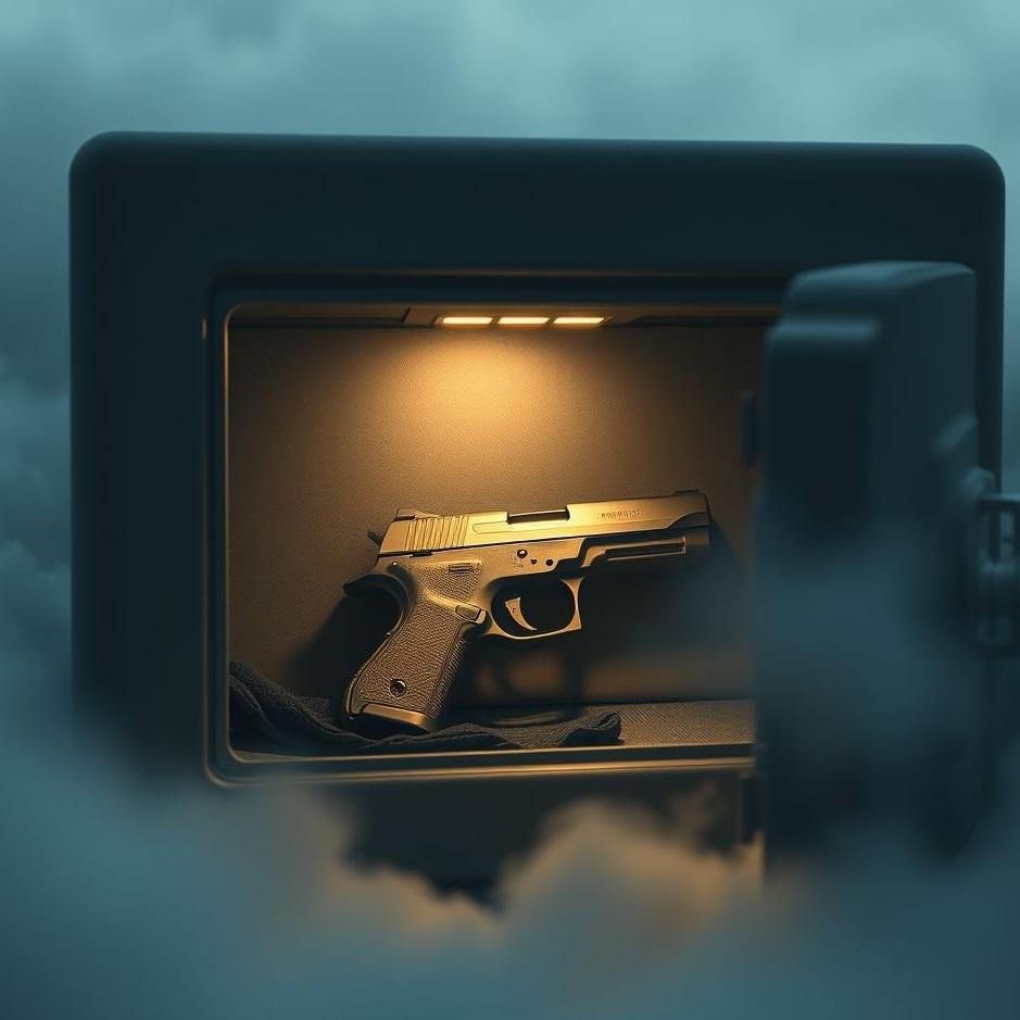 Dream : Gun in a safe in a dream