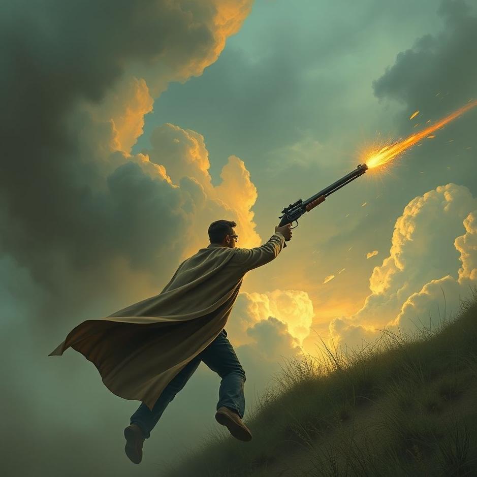 Dream : Gunman chasing you in a dream