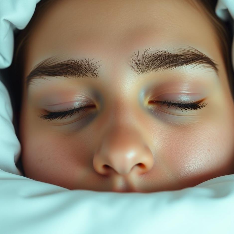 Dream : Hair between the eyebrows in a dream