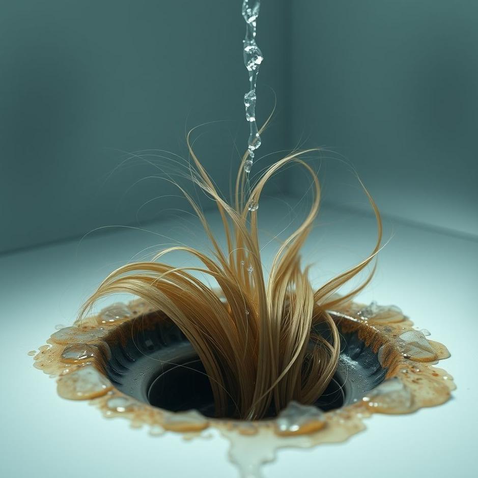 Dream : Hair coming out of a drain in a dream