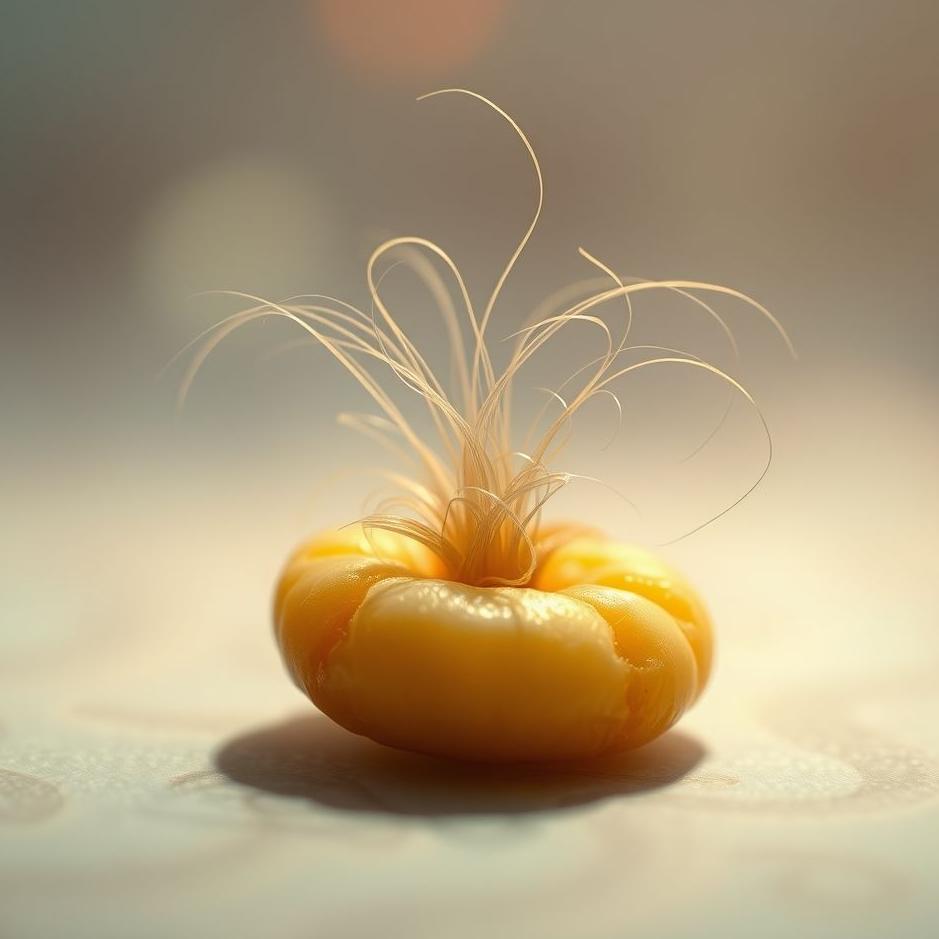 Dream : Hair coming out of a morsel in a dream