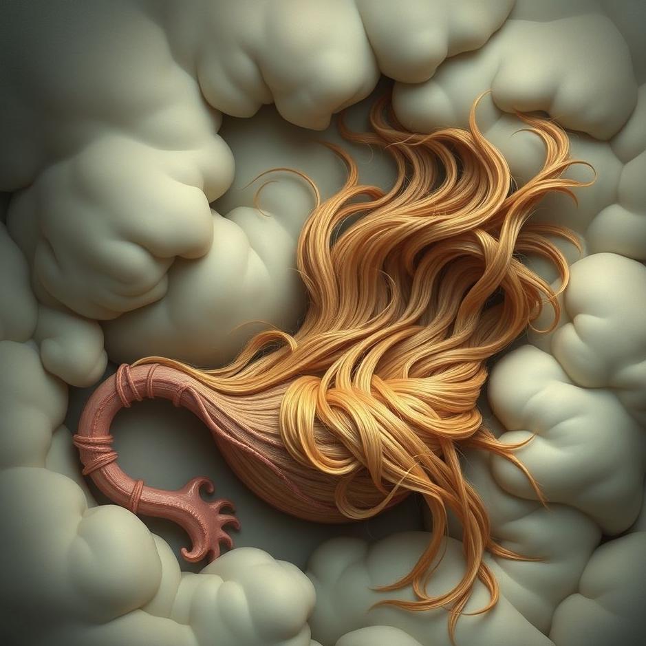 Dream : Hair coming out of the uterus in a dream