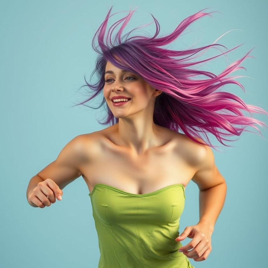 Dream : Hair dye running in a dream